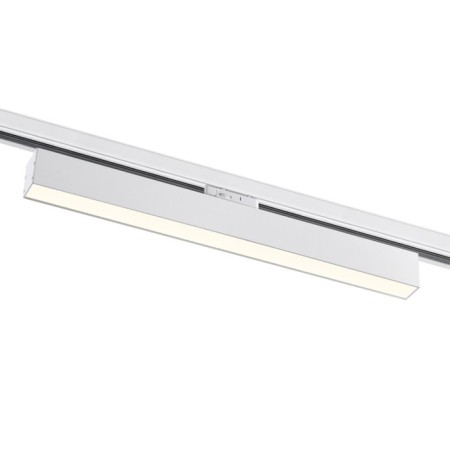 The lamp is a three -phase track LED Novotech. Iter, 30W, LED, 94x533x36 mm, white color