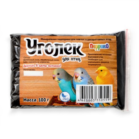 Mineral top dressing "Corner" for birds, 100 g