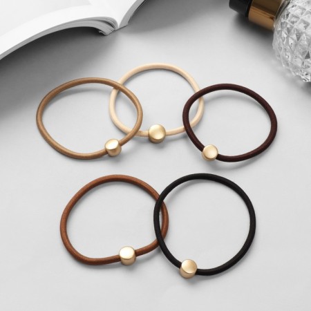 Hair gum "Molly" circle, 5 cm, mix-1