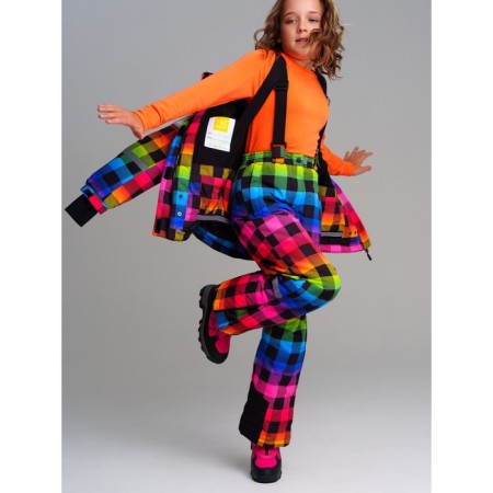 Winter set for the girl PlayTode: jacket and trousers, height 128 cm-3