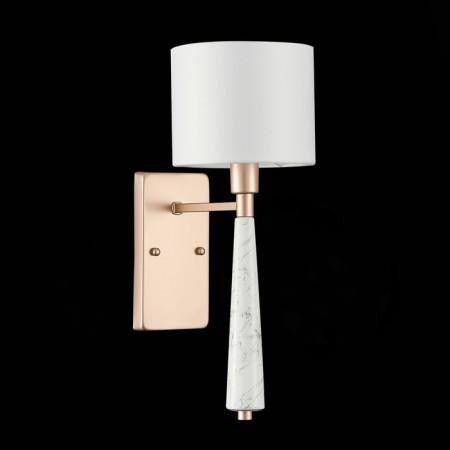 Wall lamp ST LUCE. SL1163.201.01. Vellino. 1x40 watts, E14, 15x41 cm, matte gold color-4