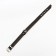 Collar leather two-layer rogging "hedgehog", 65 x 3.5 cm, Osh 50-60 cm, black