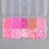 Glass beads 6/0, 12/0 in the box "pink" glass and sequins 12.5x6.5x2 cm