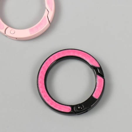 Carabiner Metal "Ring. Insert" mix 3.6x3.6 cm-3