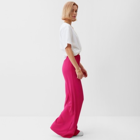 Women's pants Minaku: Casual Collection, pink color, size 44-2
