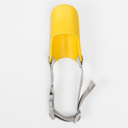 Silicone fixing muzzle, size S (ohm 12 cm, Osh 17-30 cm), yellow-2