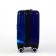 Small suitcase 20 "On a zipper, code lock, 4 wheels, blue color
