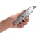 Universal knife Deli DL4260 112072, trapezoidal blade, 3 spare blades, 19 mm