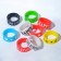 Sulicon ring "Super", set 10 pcs., Mix color