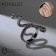 Ring "Snake" Anaconda, color silver, dimensionless