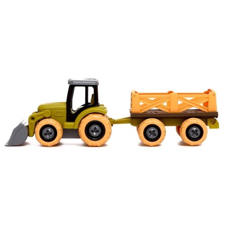 The designer of the screw "tractor with a trailer", with a screwdriver, and accessories-3