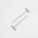 Portnovskiy pins, T-shaped, 45 mm, 50 pcs, silver color