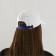 Women's cap "water lily", white color