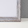 Photo frame plastic "Frosty silver style" 40x50 cm, frosty silver