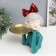 Souvenir Polystone stand "Girl with a bow on her head" 33x14x23 cm