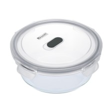 Контейнер стеклянный Regent inox Desco, круглый, 1.3 л