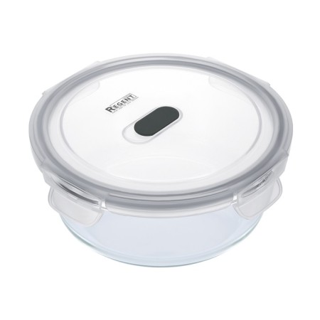 Glass Container Regent Inox Desco, Round, 1.3 liters