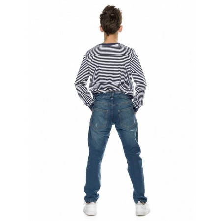Pants for boys, height 140 cm, blue color-3