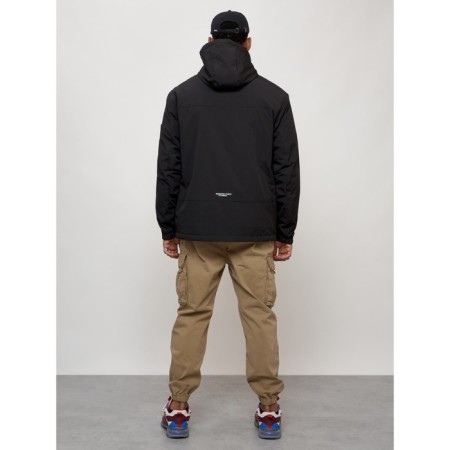 Male spring jacket, size 50, black color-12