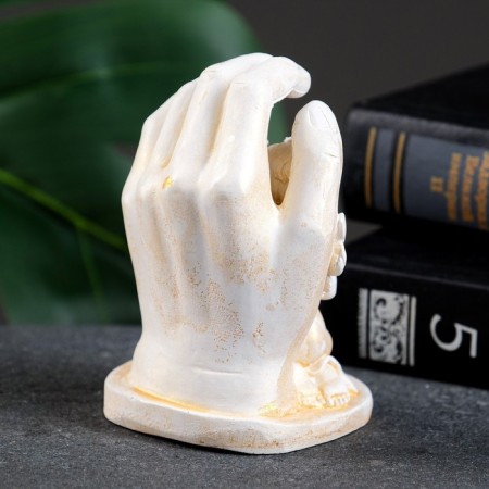 Figure "Angels in the palm" of gilding, 10x6x5cm-2