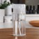 Board with pomp, 120 ml, white/transparent color