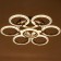 Economic Service chandelier with PDU 01506 LED 112W 3000-6000k, Dimmir., Chrome 60x60x10 cm
