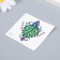Tattoo on the body color "Liszt Monsters - City Jungle" 6x6 cm