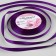 Satin tape, 6 mm × 23 ± 1 m, dark violet color