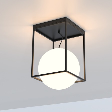Ceiling chandelier Mantra Desigual, E27, 1x20W, 285x285x405 mm, black color-1