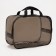 Lightning cosmetic bag, brown color