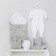 Set for discharge Demisason Kinderlitto "Star Paths", 5 items, height 50-56 cm, color gray color
