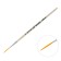 Brush Synthetics Round "Liner" No. 0 (circuit diameter 1 mm; hair length 25 mm), wooden handle, calligrata