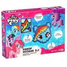 Set of mosaek 3 in 1, Avkvamosaka, Tempozaika and Eve, My Little Pony