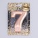 Candle for the Cake "European Giant", a number 7, 7 cm, pink gold