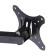 Kronstein Luazon Kron-62, for TV, inclined-horned, 10-30 ", 70-360 mm from the wall, black
