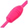 Bulava for rhythmic gymnastics inserted Grace Dance, 35 cm, pink color