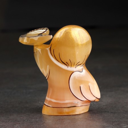Souvenir "Angel with a bird", Selenite-5