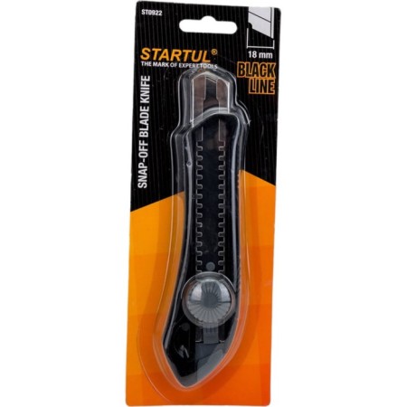 Universal knife Startul ST0922, plastic case, metal guide, 18 mm