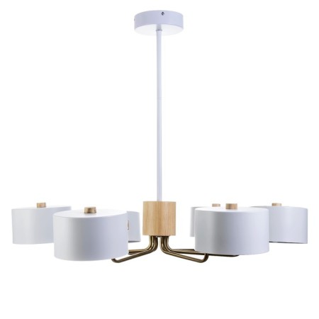 Brisco chandelier 6he27 40W white-gold 90x90x55 cm Bayerlux-3