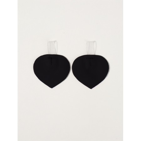 Five -holder with a loop claim Silicone 5.8*4.4*0.1 cm black from