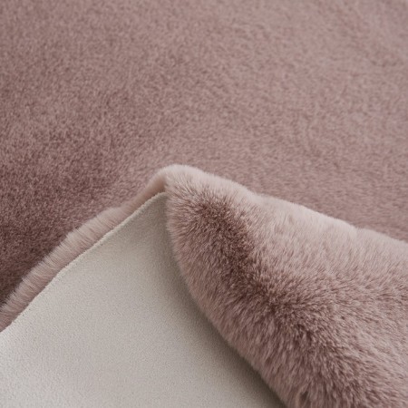 Plush mat Sofi de Marko, size 150x150 cm, color ash rose-3