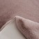Plush mat Sofi de Marko, size 150x150 cm, color ash rose