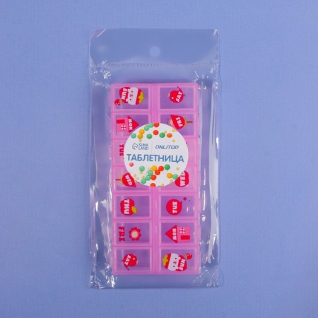 Tabalney "Pictures", 13 × 6 × 2 cm, 14 sections, color mix-4