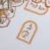 Stickers for creativity "Tags - Wild flowers" set 30 pcs 0.2x8x11 cm