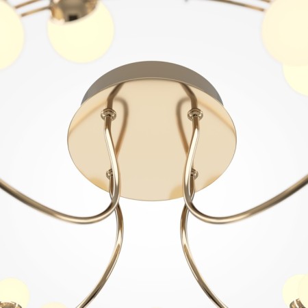 Ceiling Lamp Maytoni Mod081CL-L36G3K, LED, 55W, 60x60x20 cm, 4100lm, Color Gold-2