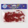 Figure for crafts and decor "Shar", set of 80 pcs., Size 1 pc. - 0.5 cm, red color