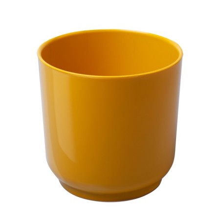 Plastic pot Live-In-Green with the Delta tab, D = 25 cm, 9.8 l, the color honey color