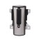 Wall block with exhaust ribbon-180cm, gray, height-13.5cm, width 11cm