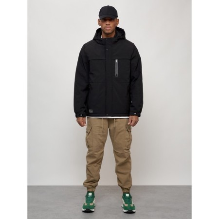 Male spring jacket, size 56, black color-4