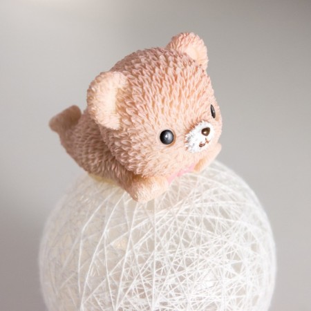 Nightlight "Bear" LED from batteries pink 6x6x10 cm Risalux-5